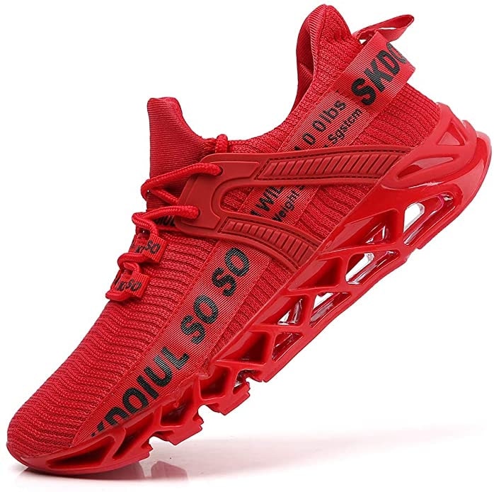 Red Athletic Running Shoes 8