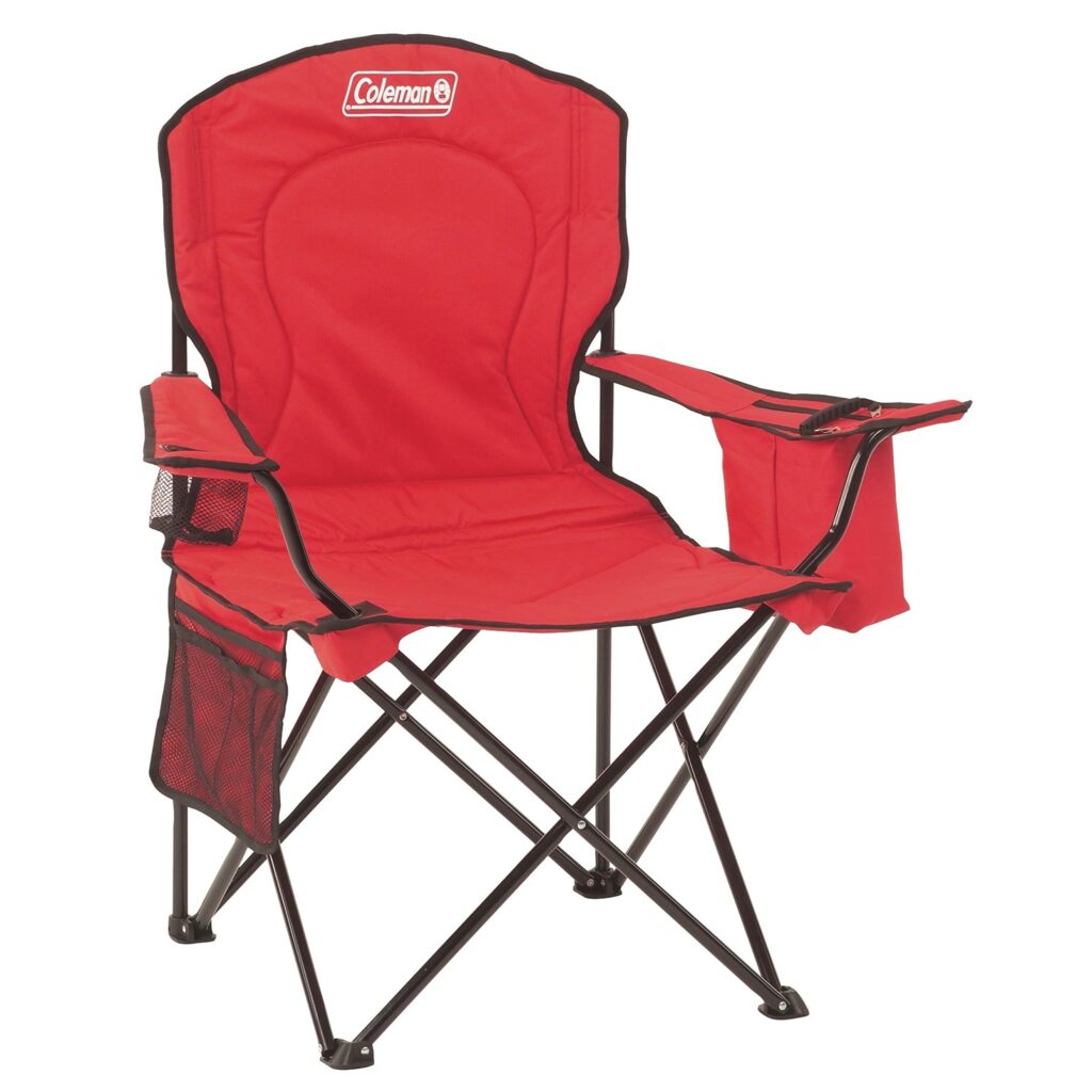 Camp Chair With 4 Can Cooler Fathers Day Gift
