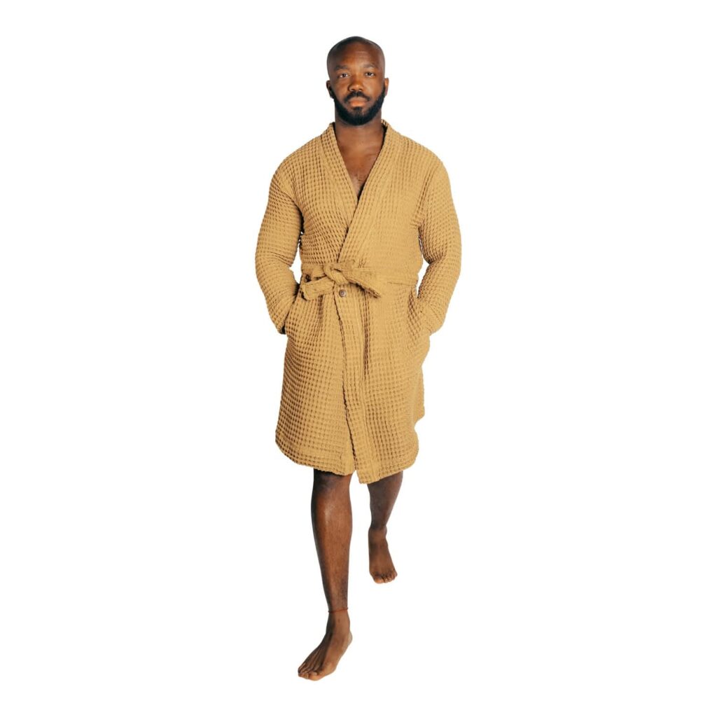 Mens Waffle Robe Fathers Day Gift