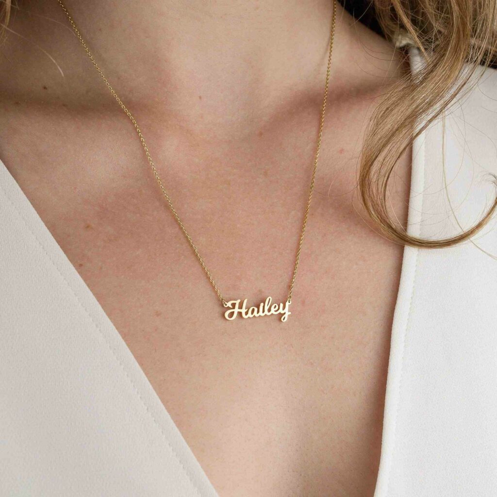 Personalized Name Necklace Mothers Day Gift
